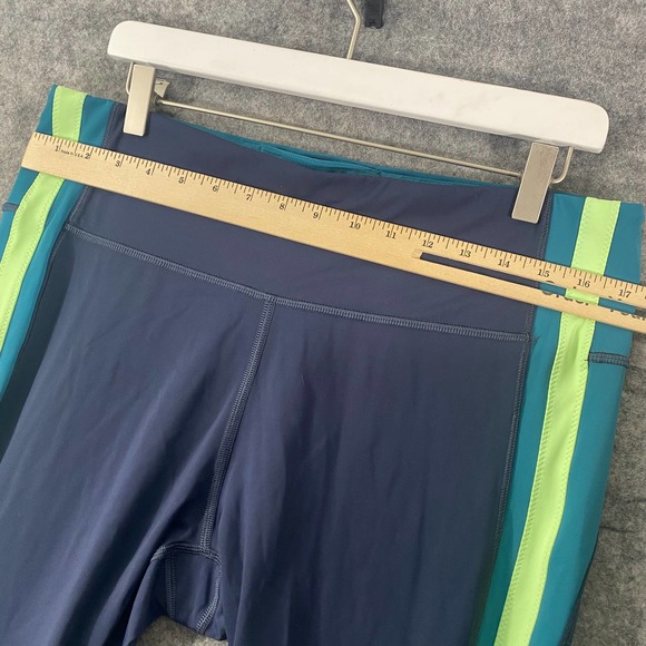 Athleta Blue and Green High-Waisted Leggings - Picture 10 of 16
